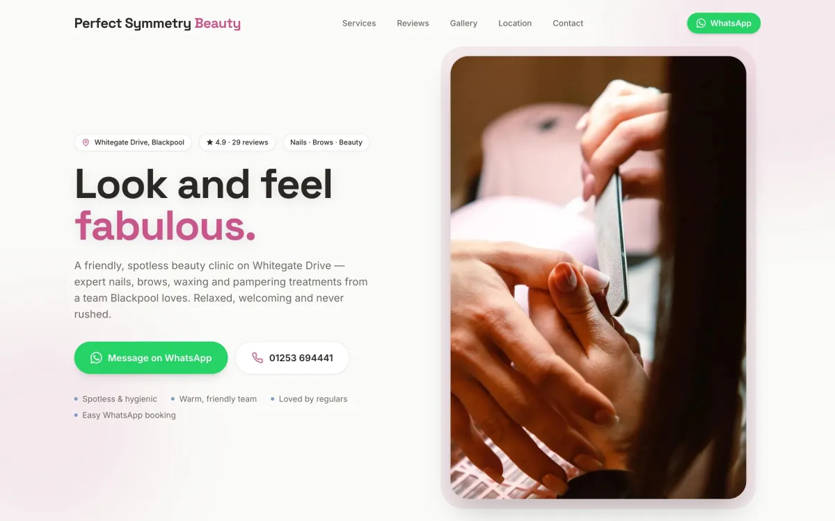 clinic website built by Vybrants